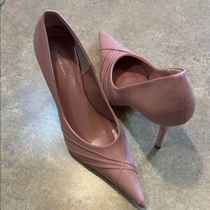 Delicious Mauve Pointed Toe Stiletto Pumps